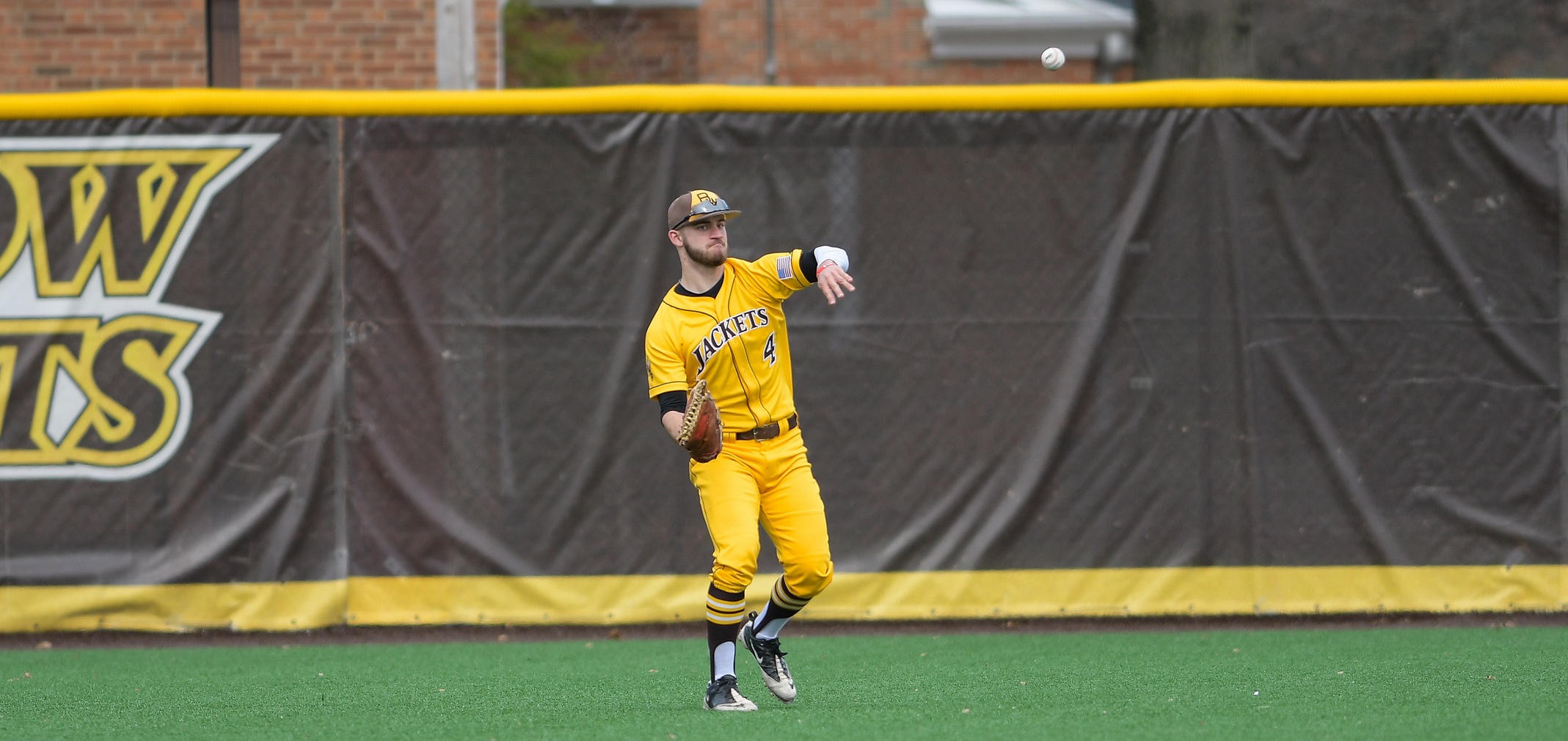 Sophomore left fielder Dudley Taw had eight hits and five RBIs in the doubleheader against Heidelberg (Photo courtesy of Jesse Kucewicz)