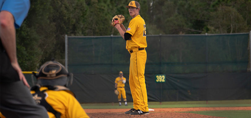 Senior Danny Cody recorded 12 strikeouts in the non-conference victory over Defiance (Photo Courtesy of Alec Palmer)
