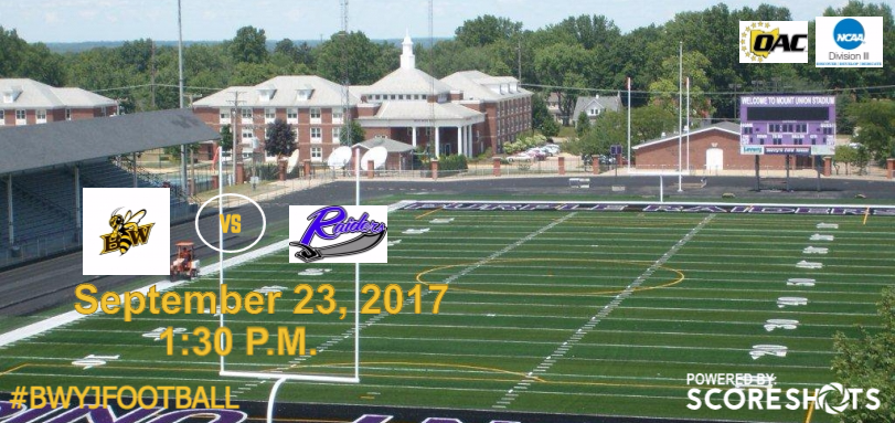 Football Hits The Road for OAC Game at #2 Mount Union
