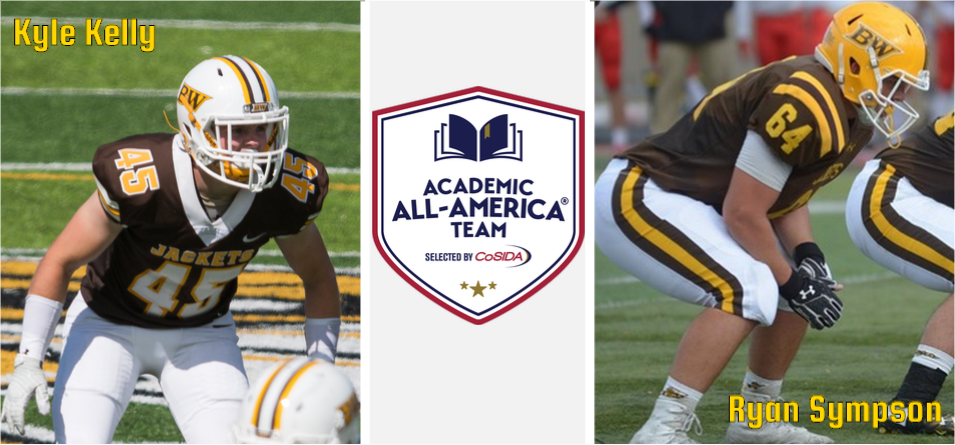 Kelly and Sympson Repeat as CoSIDA Football Academic All-Americans
