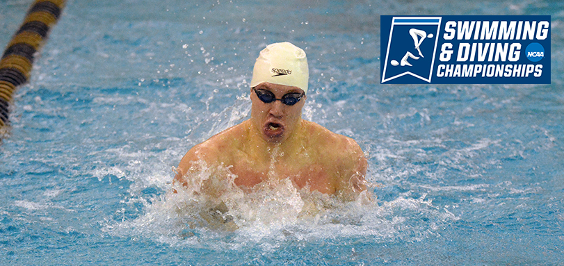 Thompson Closes Out Men’s Swimming Career at NCAA Championships