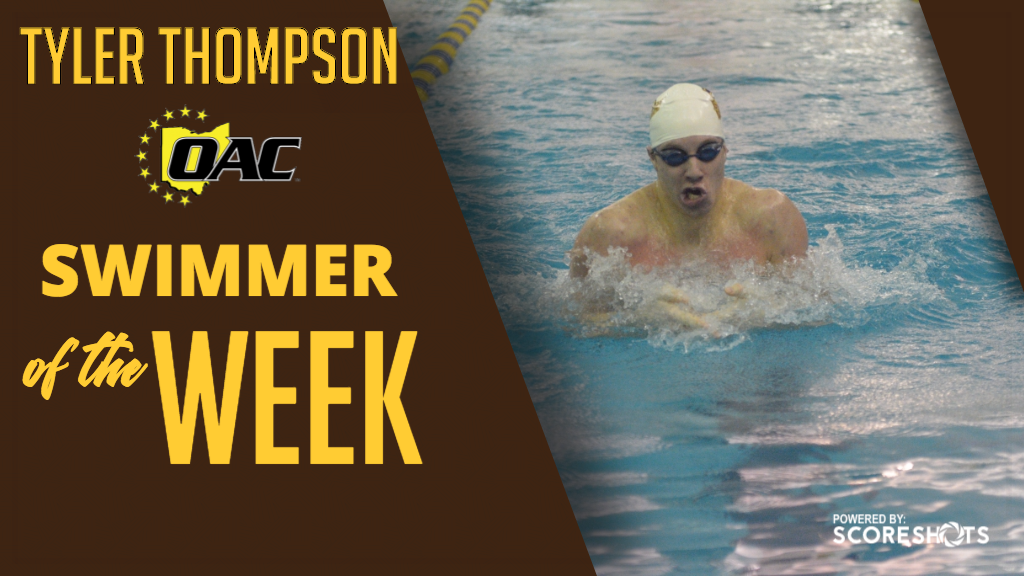 Thompson Earns First Career OAC Men's Swimmer of the Week Honor