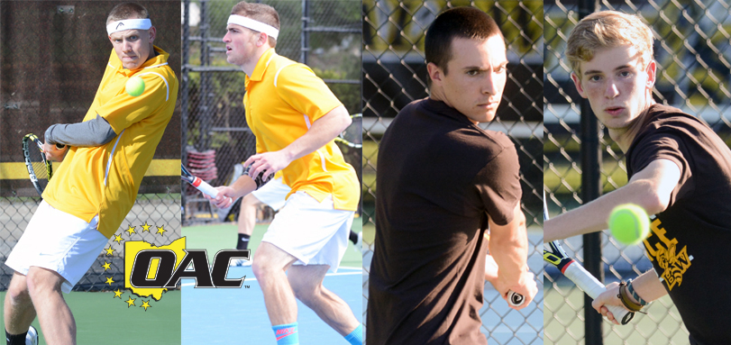 All-OAC selections Peter Harris, Doug Ganim, Kyle Patterson and Dominic Polifrone