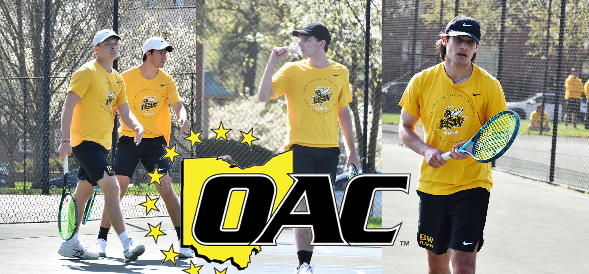 Four Men's Tennis Athletes Awarded to All-OAC Team