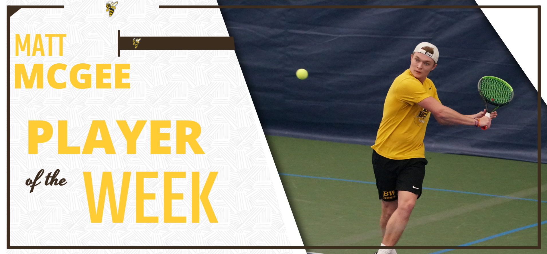 McGee Awarded Second Career OAC Men's Tennis Player of the Week Honor