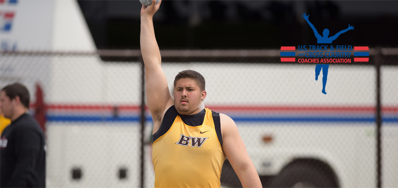 Sophomore All-OAC thrower Ted Achladis (Photo courtesy of Jesse Kucewicz)