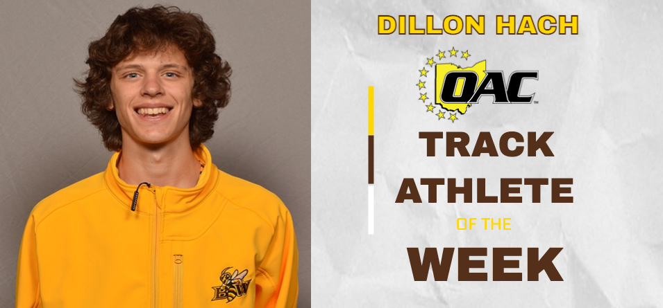 Hach Awarded First Career OAC Outdoor Men's Track Athlete of the Week Honor