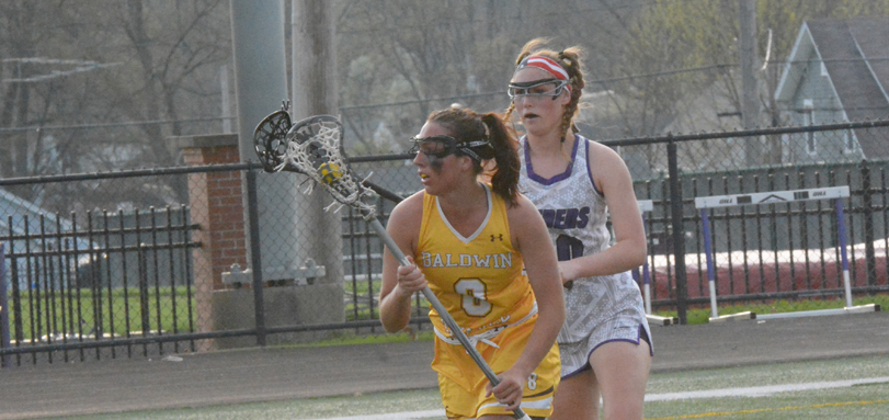Freshman defender/midfielder Christina Roskoph scored two goals in the semifinal loss to Mount Union