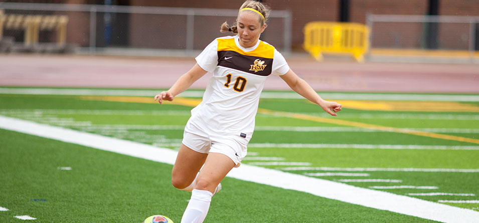 Senior Kenna Poptic had a goal in BW's 3-0 win over Carlow (Pa.)