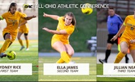 Three Women's Soccer Student-Athletes Selected to All-OAC Team