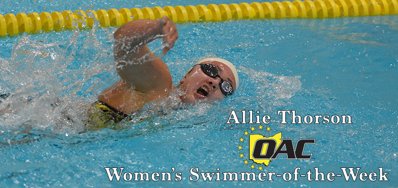 Thorson Earns First Career OAC Women's Swimmer of the Week Honor