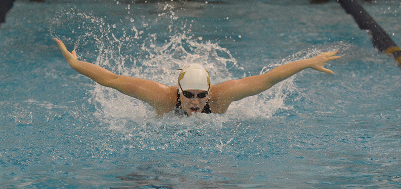 Erika Nockengost won her first OAC Title as she won the 100-butterfly.