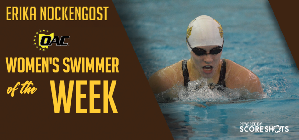 Nockengost Earns First Career OAC Women’s Swimming and Diving Weekly Accolade