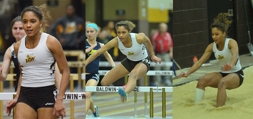 Melanie Winters won five events and set three school records and three meet records at All-Ohio Championships