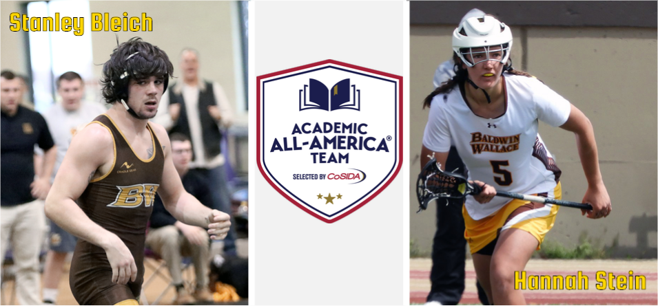 Bleich and Stein Named CoSIDA At-Large Academic All-Americans