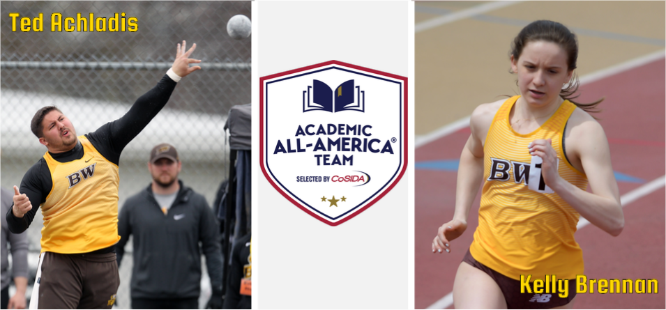 Achladis and Brennan Named CoSIDA Cross Country and Track and Field Academic All-Americans