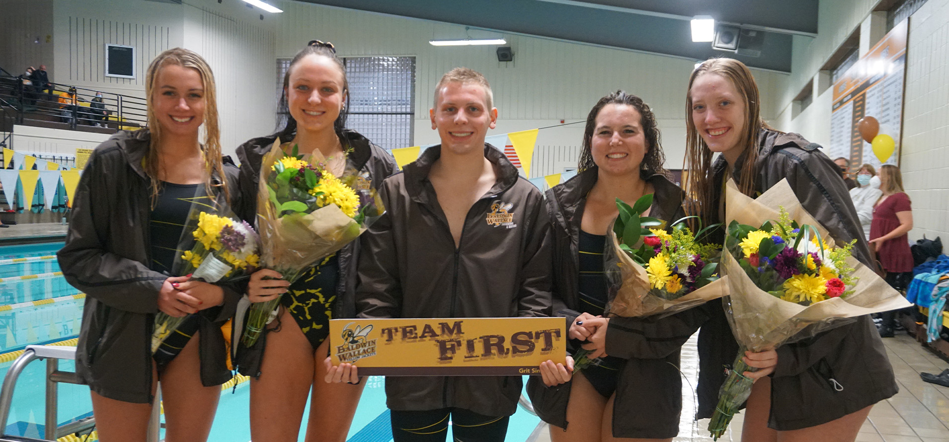 Men's and Women's Swimming and Diving Falls to Ohio Northern on Seniors' Day