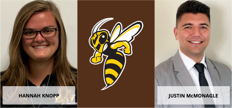 Knopp and McMonagle Join Athletic Training Staff
