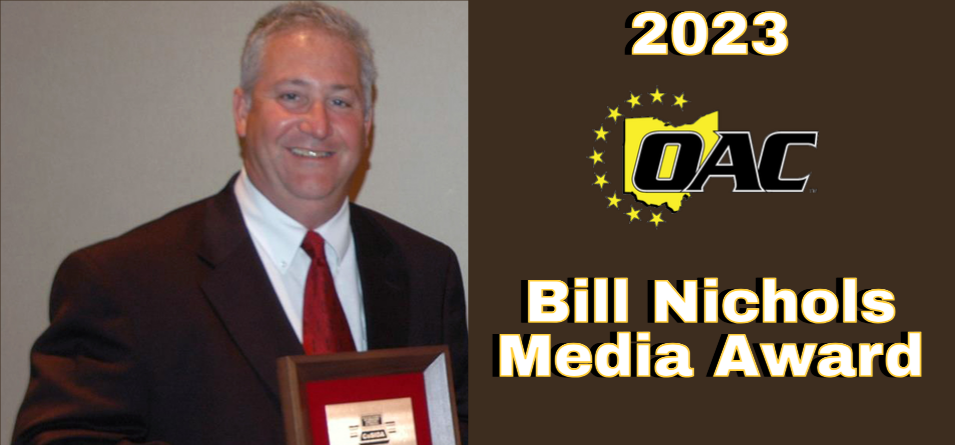 Retired Director of Athletic Communications Ruple Honored with OAC Bill Nichols Media Award