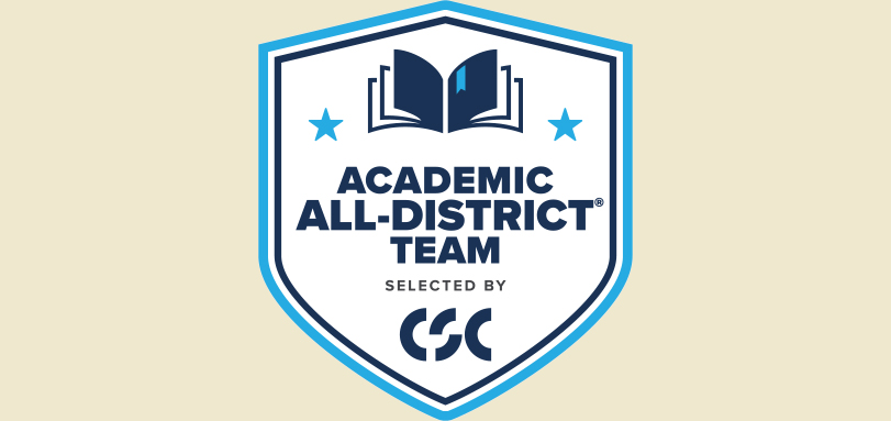 10 Student-Athletes Selected to CSC Academic All-District At-Large Team