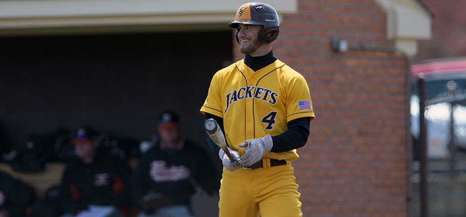 Dudley Taw had three hits, including a triple and double in the double-header against Brockport (N.Y)