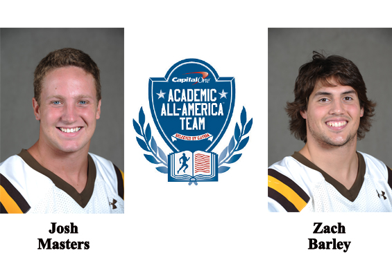 Two BW Football Players Named CAPITAL ONE Academic All-District