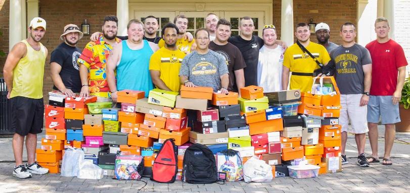 BW Football Donates School Supplies for 14th Straight Year