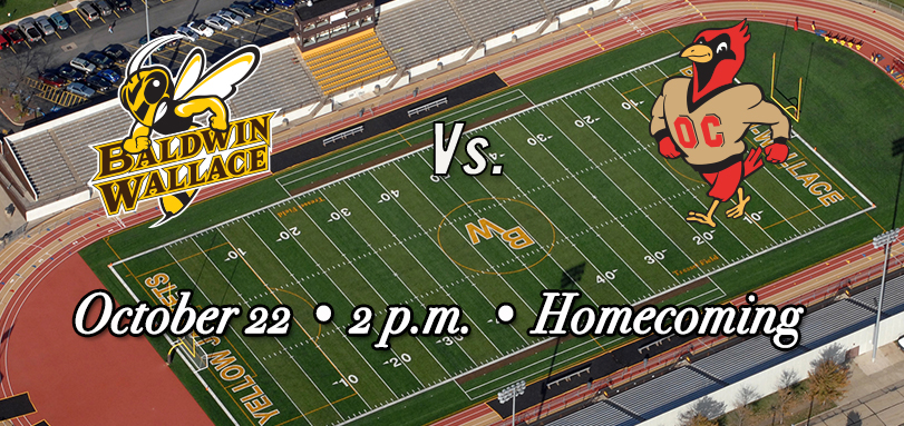 Football Hosts OAC Game against Otterbein on Homecoming