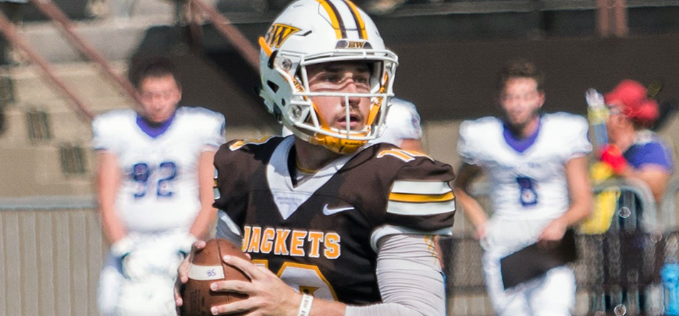 Jake Hudson accounted for four of the Yellow Jackets five touchdowns (Photo courtesy of Erik Drost)