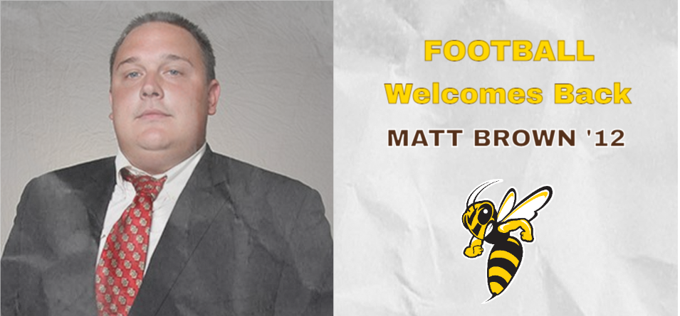 Brown ’12 Named Football Offensive Line Coach