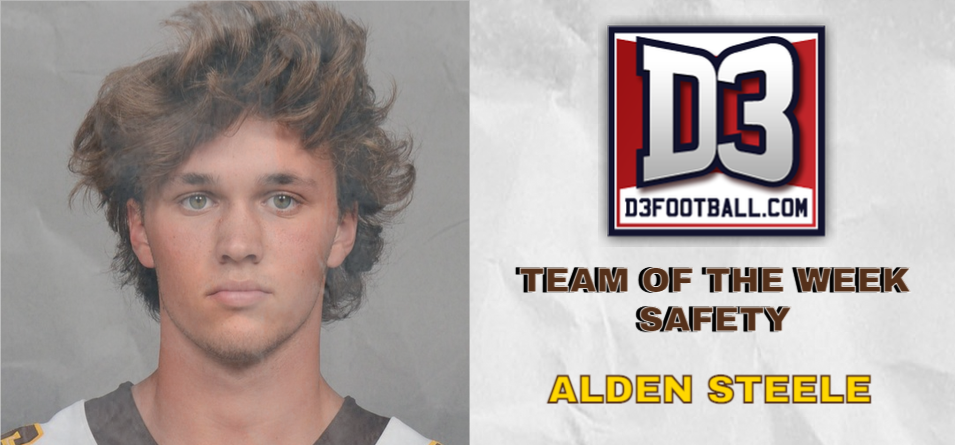 Steele Named to D3Football.com Team of the Week