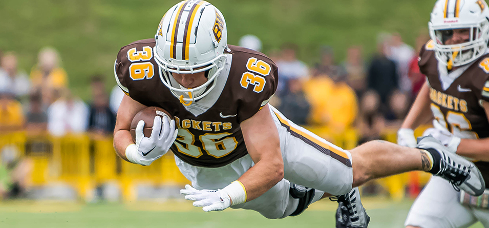 George Linberger rushed for a game-high and career-high 132 yards. (Photo Courtesy of Matt Huston)