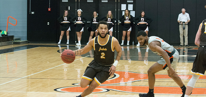 Senior guard Jay Battle had a game-high 21 points in the conference victory over Heidelberg