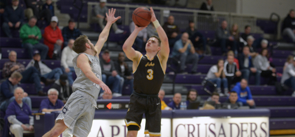 Michael Quiring scored a team-high 16 points to lead BW to its second OAC Championship game in three years