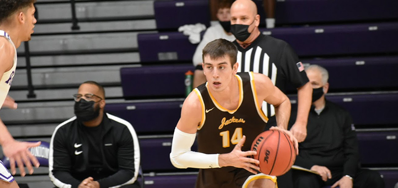 Freshman guard Drew Wennes scored a career-high 18 points and grabbed a career-best nine rebounds  (Photo Courtesy of Emily Swisher)