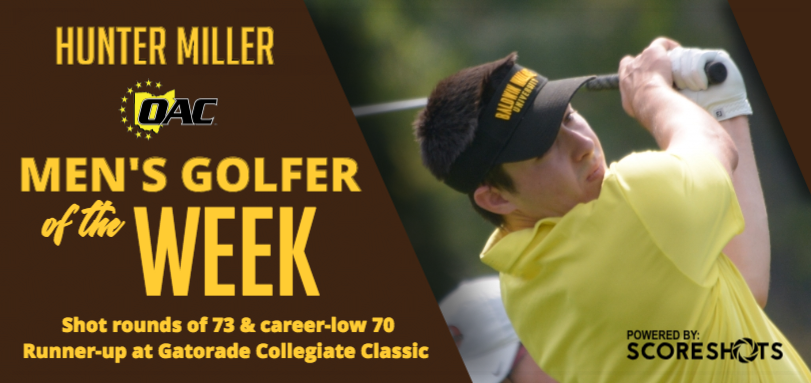 Miller Earns Second Career OAC Men’s Golfer of the Week Honor