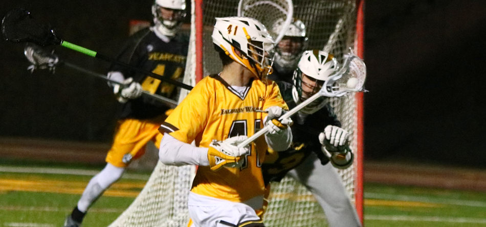 Senior attack Chad Steinwachs broke two school records in BW's 17-16 win over Kenyon (Photo courtesy of Mike Bower)