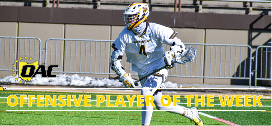 Nanosky Garners First Career OAC Men’s Lacrosse Offensive Player of the Week Honor