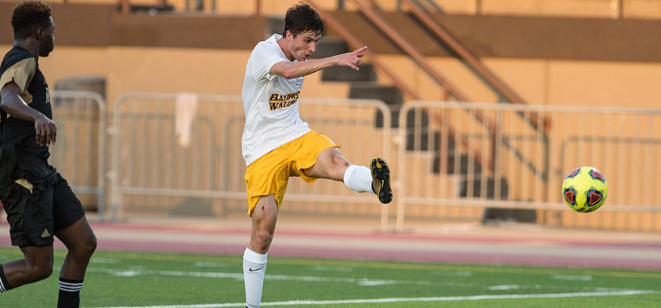 Danny Ruple scores his 47th career goal for BW, breaking Carlin Vanderdriessche's (2008-2011) program record