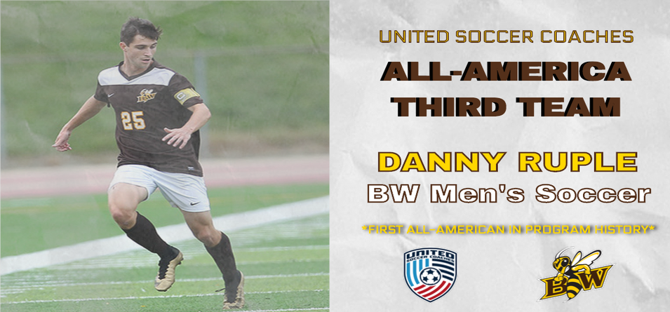 Ruple Becomes Men's Soccer's First United Soccer Coaches All-American