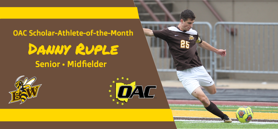 Ruple Selected as OAC September Scholar Athlete of the Month
