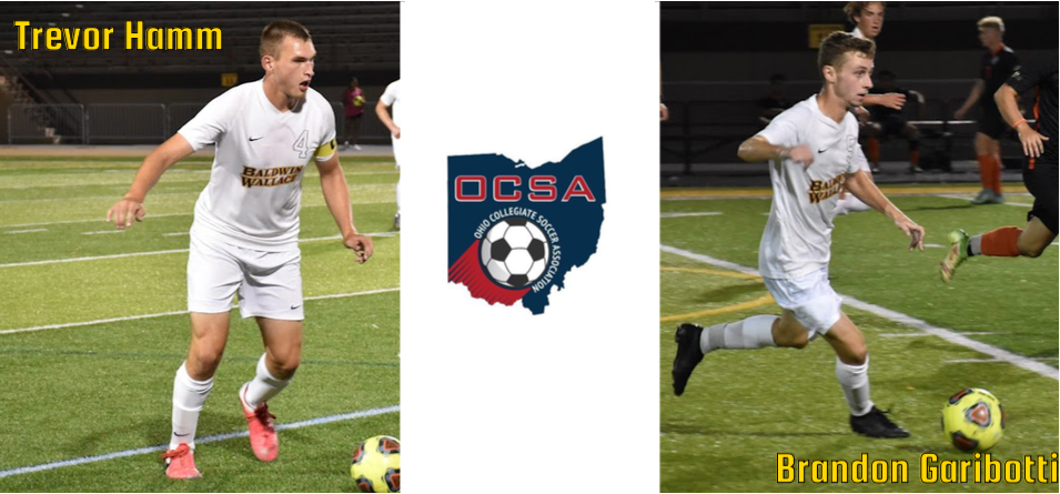 Two Men’s Soccer Student-Athletes Earn Recognition from the Ohio Collegiate Soccer Association