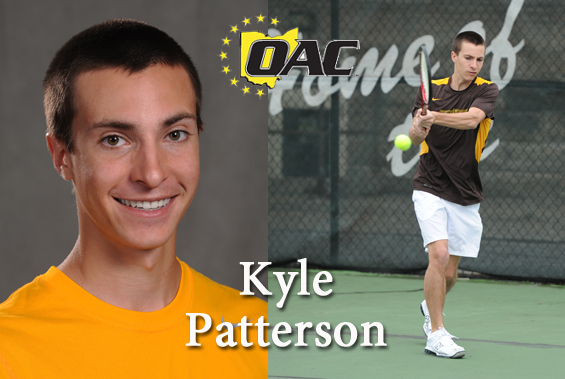 Kyle Patterson Named OAC Men's Tennis Player of the Week