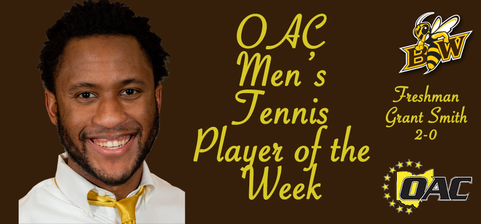 Smith Garners First Career OAC Men's Tennis Player of the Week