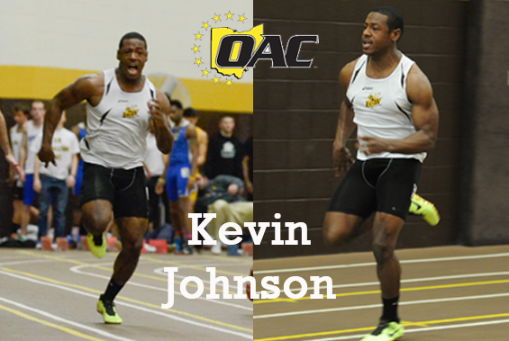 Kevin Johnson Earns First OAC Track Weekly Honor