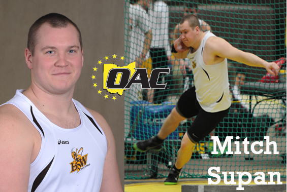 Mitch Supan Named OAC Field Athlete-of-the-Week