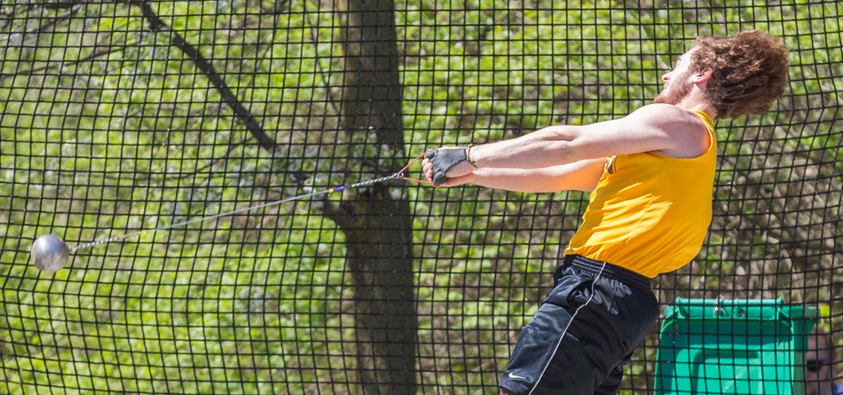 Senior All-OAC thrower Zak Dysert broke the school hammer throw record for the second consecutive week