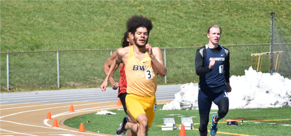Freshman sprinter Marcus Price was the runner-up in the 400-meter dash at the OAC Tune-Up