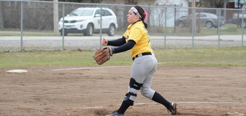 Samantha Dostall pitched her third career shut out