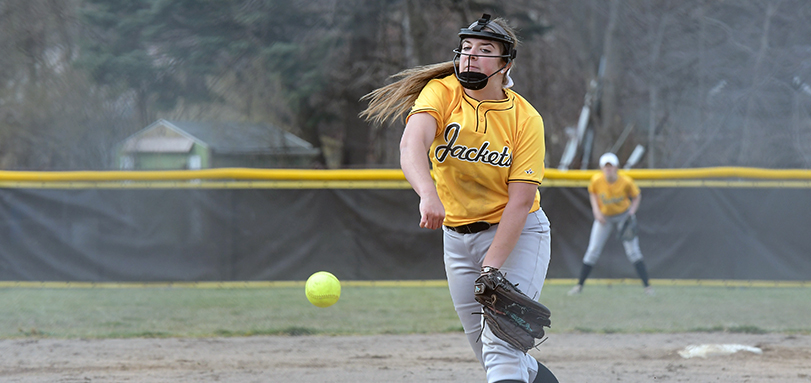 Nikki Turner won her first collegiate game and struck out a career-best five batters